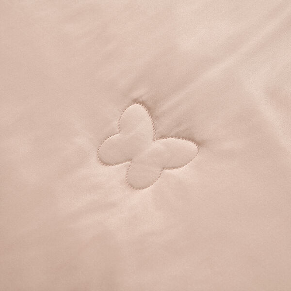 Serenity Night 100% Maulbeerseide Seidendecke mit 350gsm Seidenf&uuml;llung, 135x200cm, Ros&eacute;gold image number 7