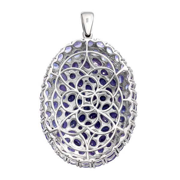 Tansanit Cluster Anhänger - 16,13 ct. image number 5