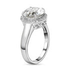 Golconda Diamant-Topas Ring, 925 Silber platiniert  ca. 3,65 ct image number 4