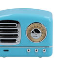 Retro Bluetooth Lautsprecher, Größe 9,8x5,8x7,2 cm, Blau image number 4