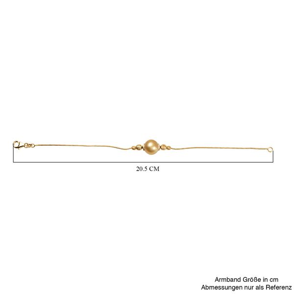 AA goldenes Südseeperlen-Armband, 20 cm image number 5