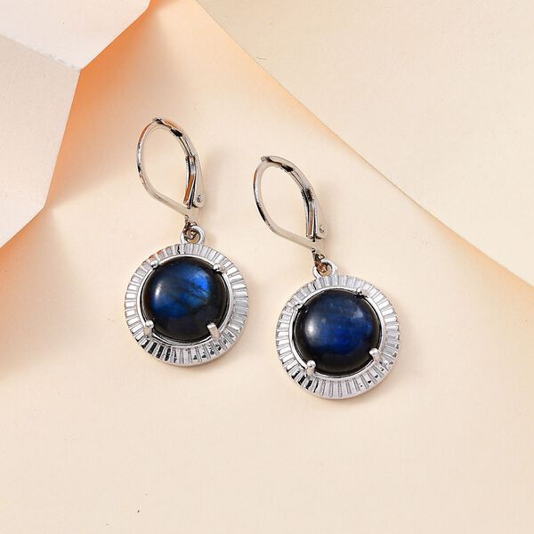 Labradorit Ohrringe - 7,25 ct. image number 2