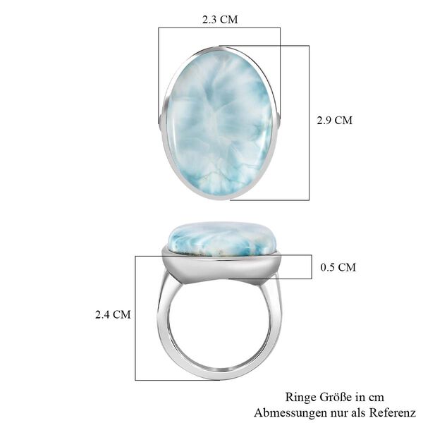AA Larimar Ring- 26,73 ct. image number 7