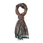 Paisley scarf100% viscosesize:175cm X70cm weight: 170gcolor:green
