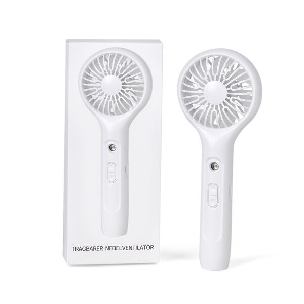 Mini-Handventilator mit Nebelspray, Weiß image number 10