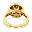 AAA Smaragd-Ring, 925 Silber vergoldet  ca. 1,05 ct image number 5