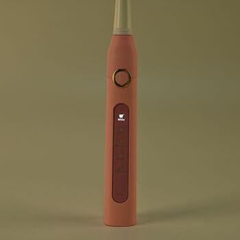 Fairywill- Zahnb&uuml;rste mit 4 B&uuml;rstenk&ouml;pfen, Rosa