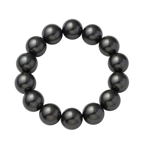 Flexibles, tahitisches Muschelkernperlen (15-17 mm) Armband, ca. 19 cm image number 0