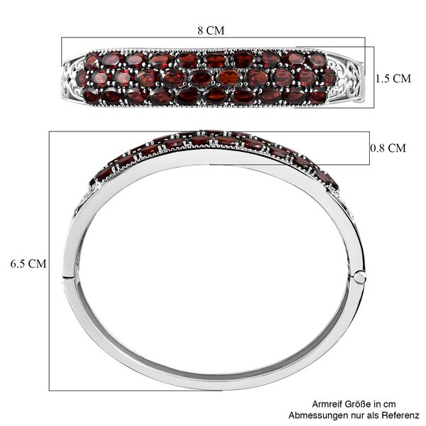 Nat&uuml;rlicher Mosambik Granat Armreif, 19 cm - 15,34 ct. image number 6
