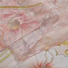 LA MAREY - bedruckter Seidenschal, 180x110 cm, florales Muster, Crème image number 2