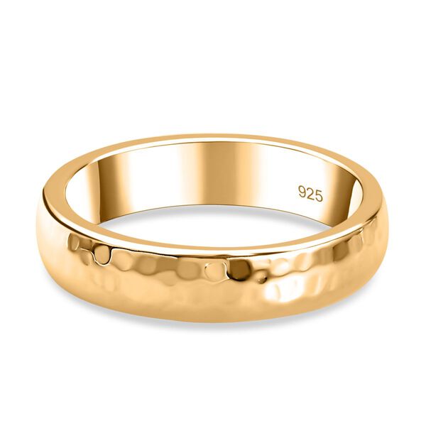 925 Silber 750 Gelbgold VermeilRing (Gr&ouml;&szlig;e 18.00) ca. 4,65g