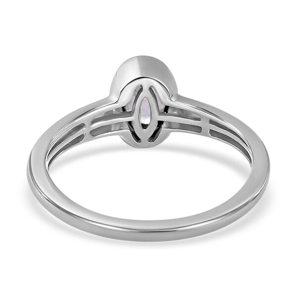 Grauer Spinell Solit&auml;r Ring 925 Silber platiniert  ca. 0,87 ct image number 5