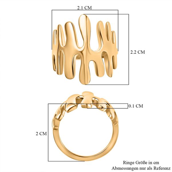 Lucy Q Splash Kollektion- Ring in Silber mit Gelbgold Vermeil image number 6