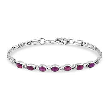 D'Joy afrikanisches Rubin 19cm Armband - 5,32 ct.