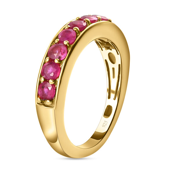 Afrikanischer Rubin-Ring, 925 Silber vergoldet  ca. 1,16 ct image number 5