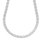 LA BELLA feinste handgefertigte Italienische Doppelglieder-Spigakette ca. 60 cm, 925 Silber ca. 38,10g