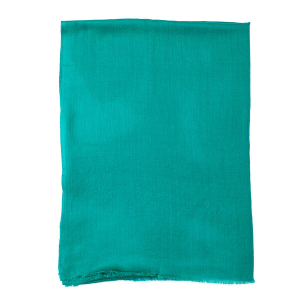 LA MAREY - Luxuriöser und weicher Schal aus 100 % Kaschmirwolle, 70 x 195 cm, türkis blau image number 7