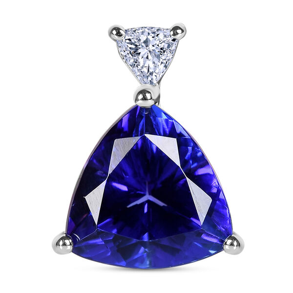 RHAPSODY AAAA Tansanit und Diamant VS E-F Anh&auml;nger 950 Platin ca. 2,25 ct