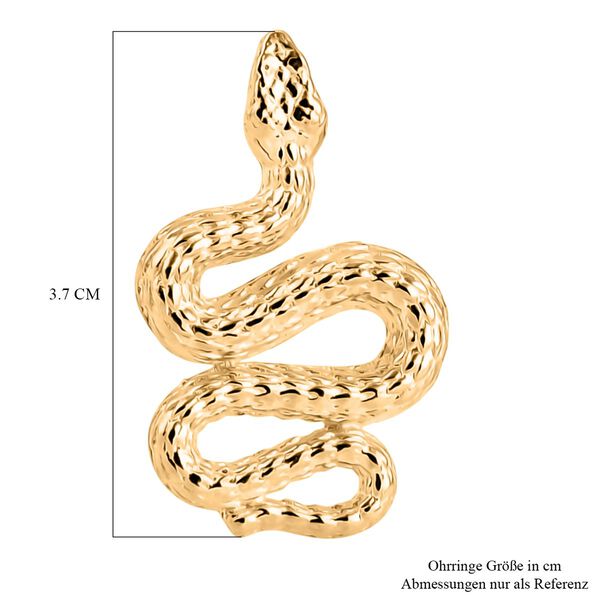 Royal Bali Kollektion - Schlangen Ohrstecker in  375 Gold image number 5