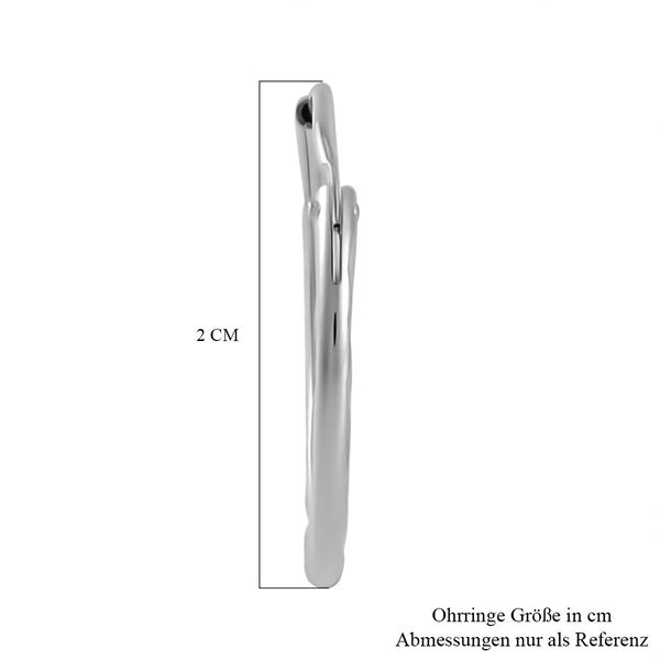 925 Silber rhodiniertOhrringe ca. 1,07g image number 5
