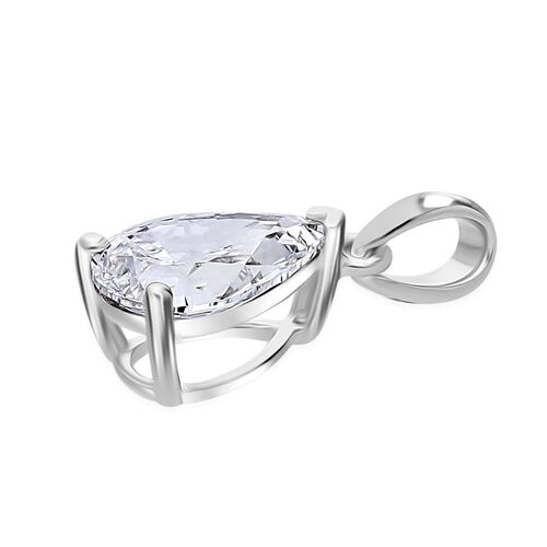 LUXURIANT DIAMOND- SGL zertifizierter VS-EF Labor Diamant Anhänger in 950 Platin - 0,50 ct. image number 6