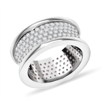 Lustro Stella wei&szlig;er Zirkonia Cluster Ring