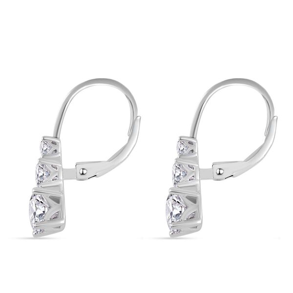 Moissanit Ohrringe - 2,19 ct. image number 4