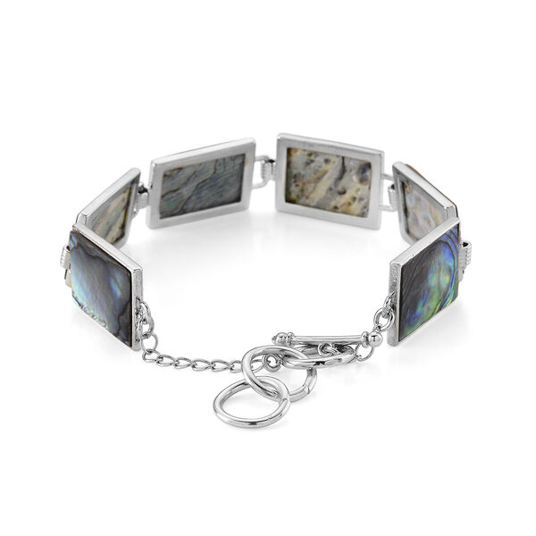 Abalone Muschel Armband ca. Flexibles cm Nickelfreies Messing ca. 60.00 ct image number 2