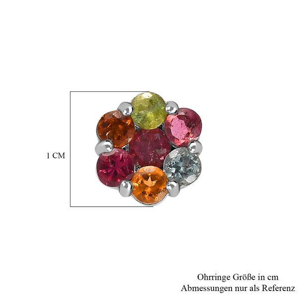 AA Multi-Turmalin-Ohrringe - 1,84 ct. image number 5