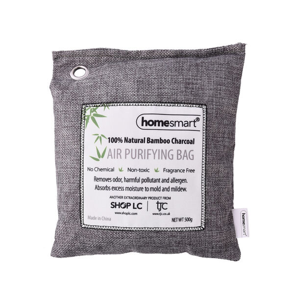 HOMESMART - 4er-Set, Aktivkohle luftreinigende Beutel mit Haken (2x75g - 1x200g - 1x500g) image number 2