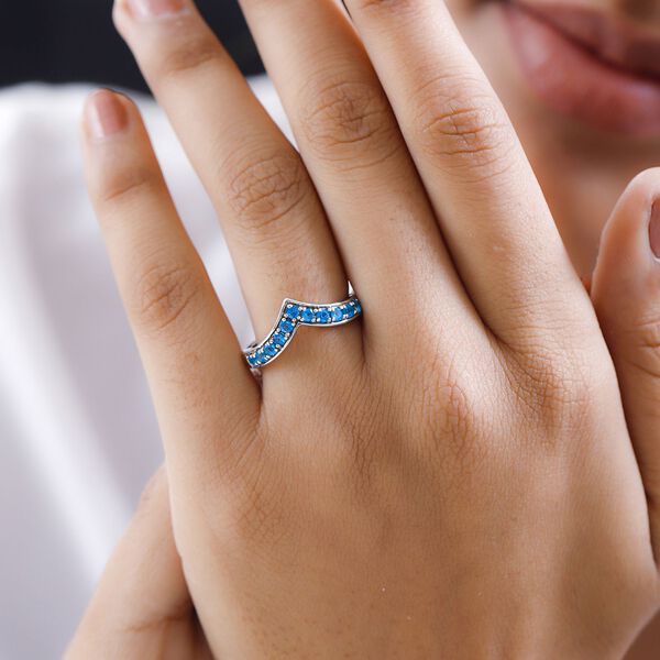 Neon Apatit Ring - 0,44 ct. image number 3