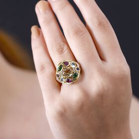 GP Italian Garden Kollektion- Multi-Edelstein-Ring - 3,67 ct.