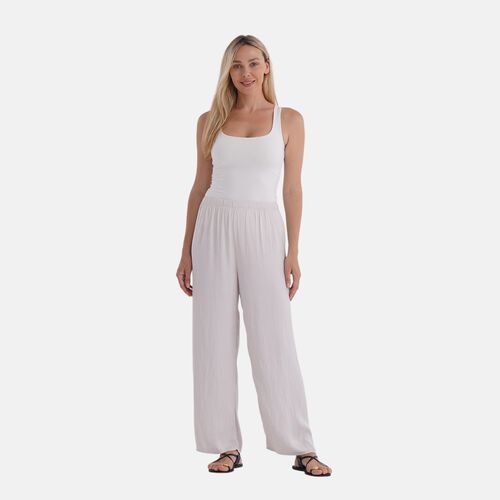  pantsMaterial:100% polyestersize:Waist: 32 cm (flat) Waist 48 cm (pulled),  length: 104 cmweight: 182gcolor:white image number 0