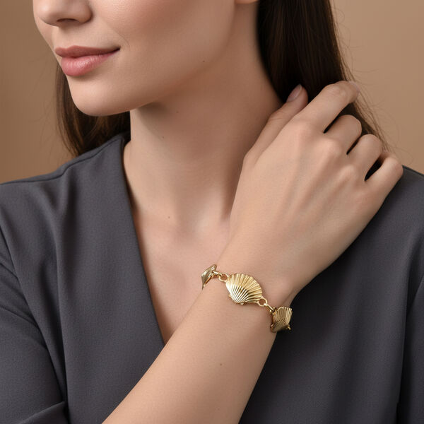 Gelb Armband ca. 19 cm + 5 cm Extender, ca. 14,50g image number 2