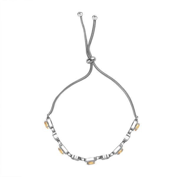 Citrin Armband ca. 26.75 cm Edelstahl ca. 2.34 ct image number 4