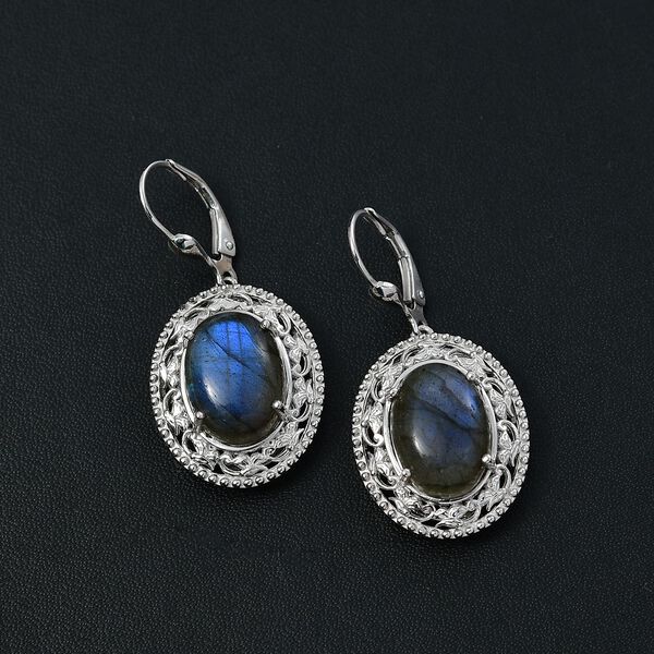 Labradorit Ohrringe - 12,71 ct. image number 2