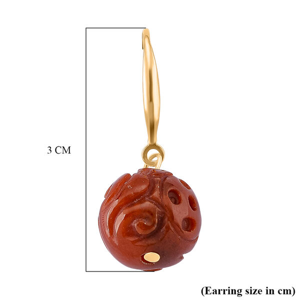 D'Joy rote Jade Ohrringe - 20 ct. image number 6