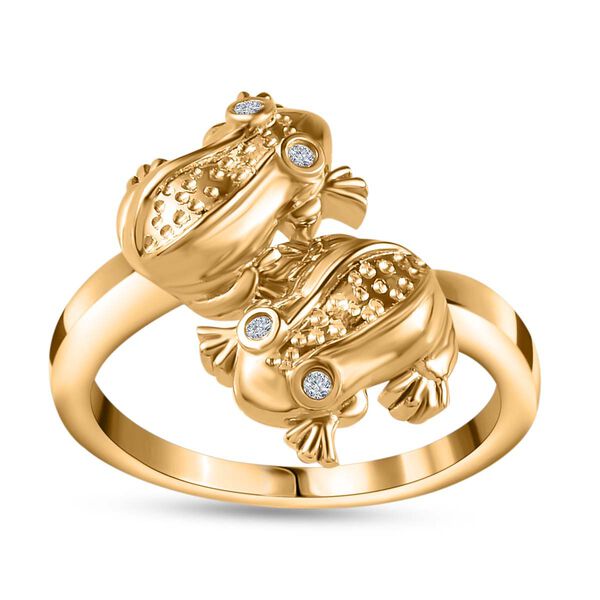 GP Italian Garden Kollektion - Diamant und Kanchanaburi blauer Saphir-Ring image number 4