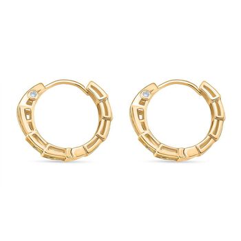 Wei&szlig;er Zirkonia Ohrringe Nickelfreies Messing