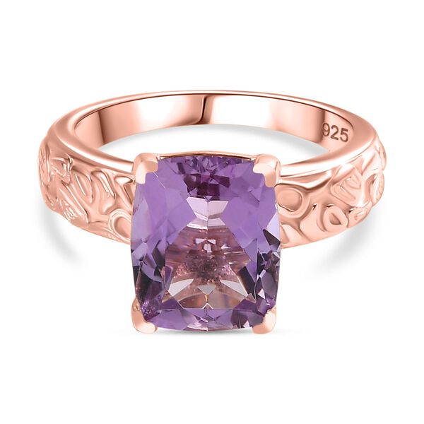 AA Rose De France Amethyst Ring - 4,18 ct.