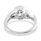 LUSTRO STELLA Hergestellt mit ZIRKONIA Ring 925 Silber Platin-Überzug (Größe 16.00) ca. 2,42 ct image number 4