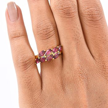 D'Joy AA Rhodolith Granat Ring - 2,42 ct.