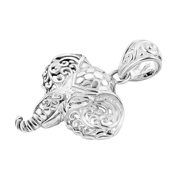 Royal Bali Kollektion- Elefant Anhänger in 925 Silber image number 4