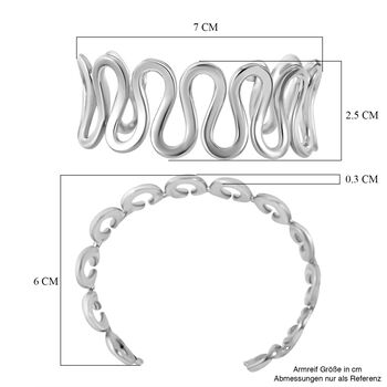 Armreif in 925 Silber, 19 cm