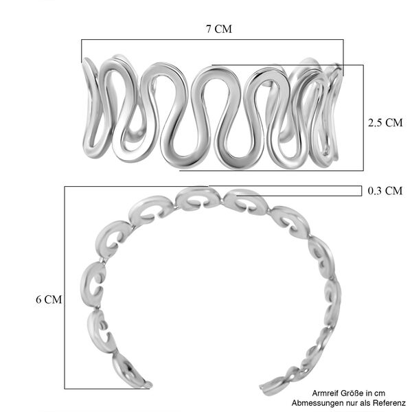 Armreif in 925 Silber, 19 cm image number 4