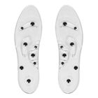 Description: silicone insole  szie:L (45-49) Material:Magnetic silicone insole 90%PU+10% magnet Color: transparent color stock goods NV:150G 