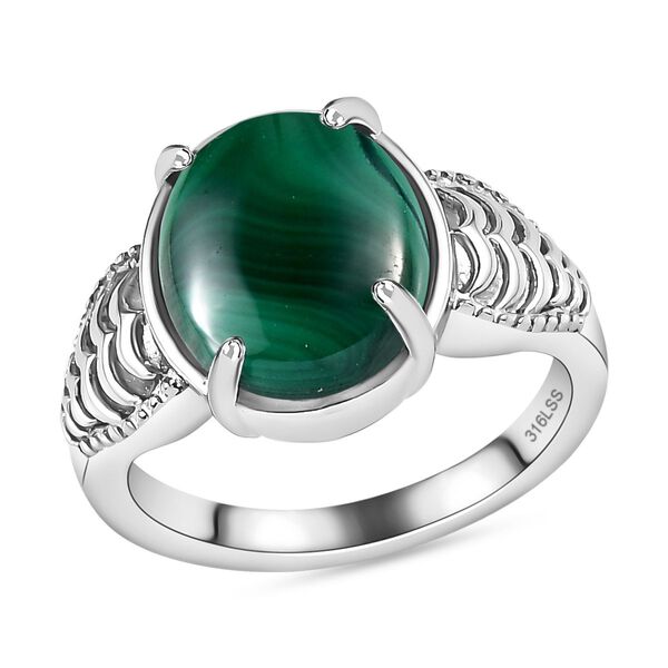 Malachit Ring - 6,56 ct. image number 4