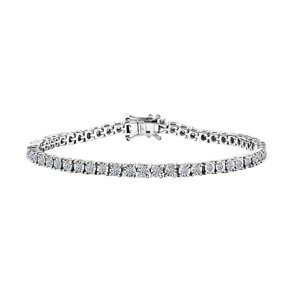 LUXURIANT 1,49 ct. SI Labor Diamant 19cm Armband image number 0
