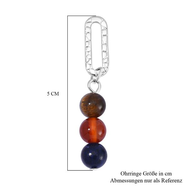 Multi-Edelstein Ohrringe - 25 ct. image number 6