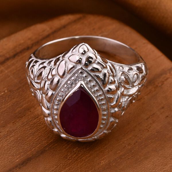 Royal Bali Kollektion - Afrikanischer Rubin-Ring - 4,38 ct. image number 1